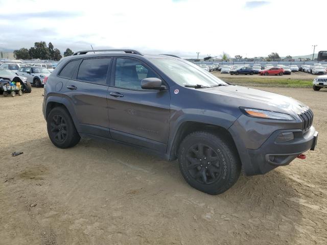 1C4PJMBS1EW267783 - 2014 JEEP CHEROKEE TRAILHAWK CHARCOAL photo 4