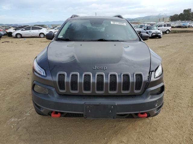 1C4PJMBS1EW267783 - 2014 JEEP CHEROKEE TRAILHAWK CHARCOAL photo 5