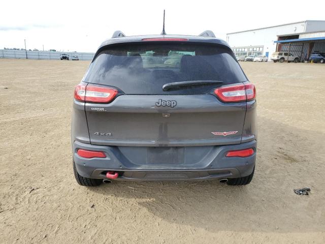 1C4PJMBS1EW267783 - 2014 JEEP CHEROKEE TRAILHAWK CHARCOAL photo 6