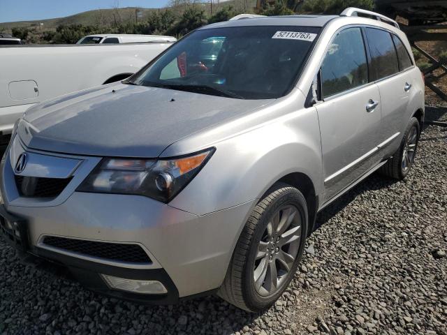 2HNYD2H52BH526898 - 2011 ACURA MDX ADVANCE SILVER photo 1