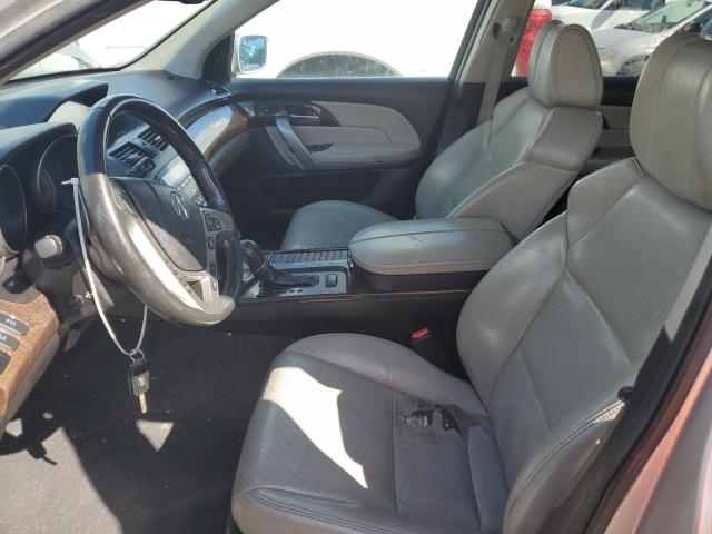 2HNYD2H52BH526898 - 2011 ACURA MDX ADVANCE SILVER photo 7