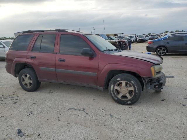 1GNDT13S652353793 - 2005 CHEVROLET TRAILBLAZE LS MAROON photo 4