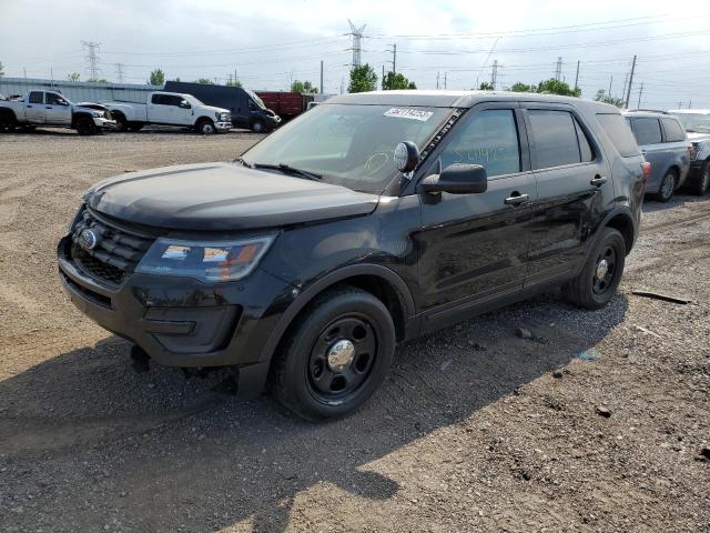 1FM5K8AR7GGD16018 - 2016 FORD EXPLORER POLICE INTERCEPTOR BLACK photo 1