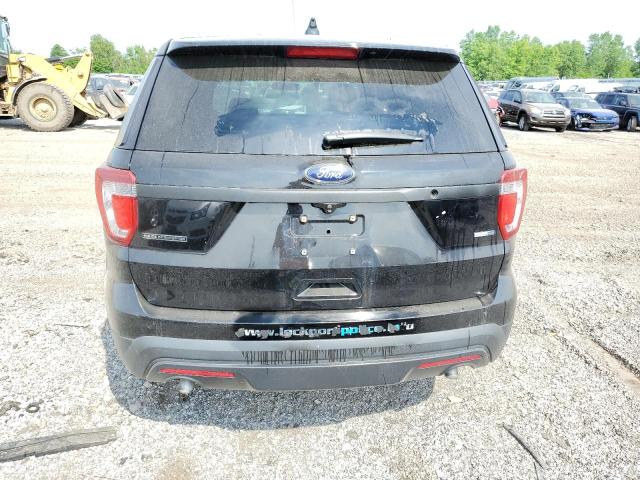 1FM5K8AR7GGD16018 - 2016 FORD EXPLORER POLICE INTERCEPTOR BLACK photo 6