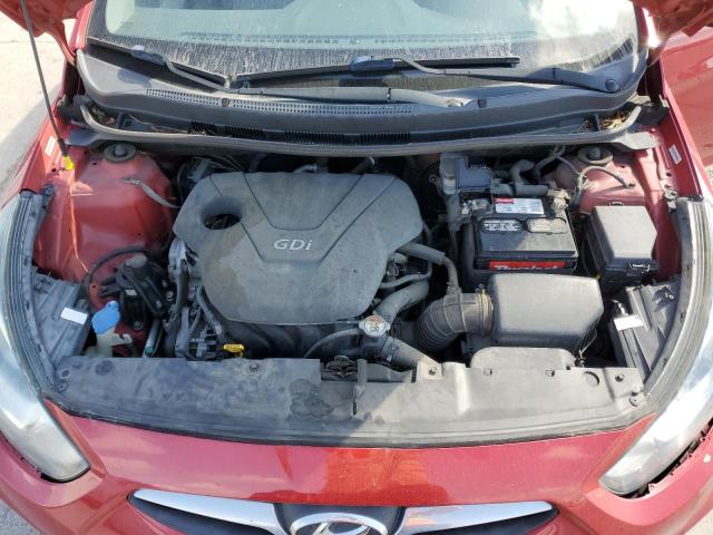 KMHCT4AE1DU463281 - 2013 HYUNDAI ACCENT GLS RED photo 11