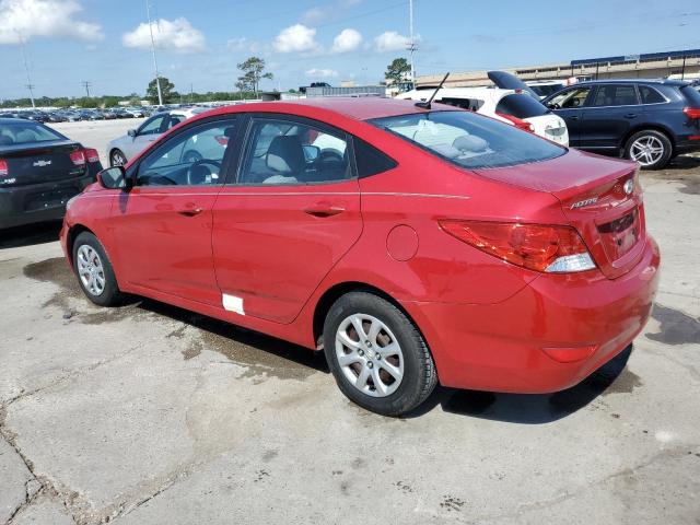 KMHCT4AE1DU463281 - 2013 HYUNDAI ACCENT GLS RED photo 2