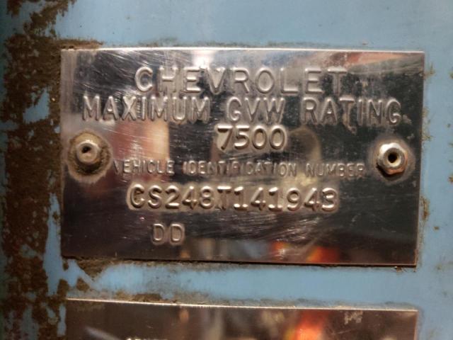 CS248T141943 - 1968 CHEVROLET C20 BLUE photo 13