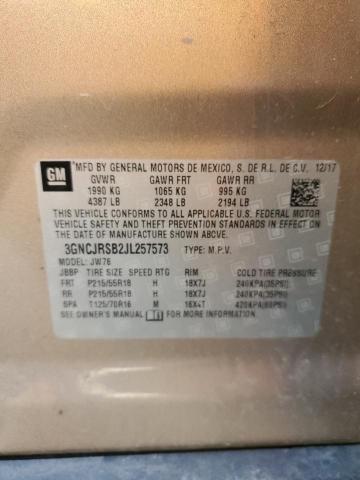 3GNCJRSB2JL257573 - 2018 CHEVROLET TRAX PREMIER GOLD photo 12