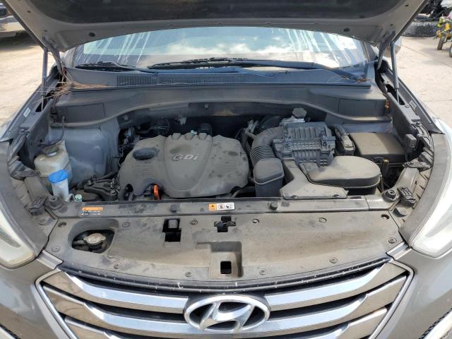 5XYZU3LB4EG161334 - 2014 HYUNDAI SANTA FE S GRAY photo 12