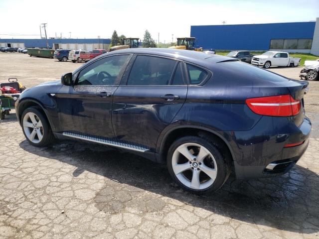 5UXFG8C59ALZ94481 - 2010 BMW X6 XDRIVE50I BLUE photo 2