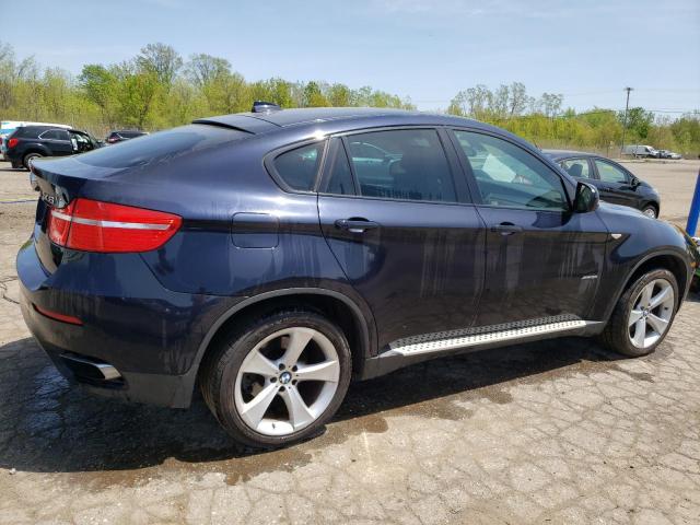 5UXFG8C59ALZ94481 - 2010 BMW X6 XDRIVE50I BLUE photo 3