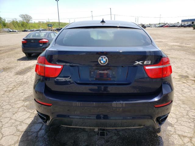 5UXFG8C59ALZ94481 - 2010 BMW X6 XDRIVE50I BLUE photo 6