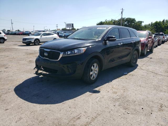 5XYPG4A35KG592731 - 2019 KIA SORENTO L BLACK photo 2