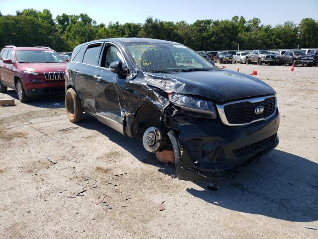 5XYPG4A35KG592731 - 2019 KIA SORENTO L BLACK photo 9