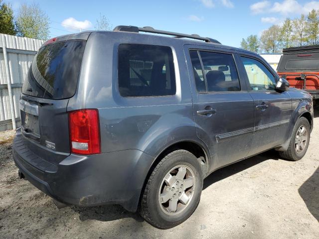 5FNYF4H94AB009153 - 2010 HONDA PILOT TOURING GRAY photo 3