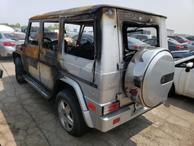 WDCYR49E92X128031 - 2002 MERCEDES-BENZ G 500 SILVER photo 2