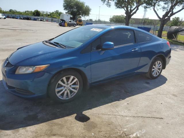 2HGFG3B00CH515554 - 2012 HONDA CIVIC EXL BLUE photo 1