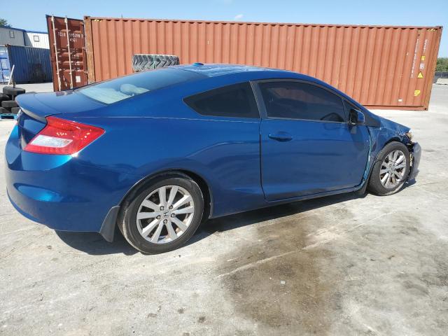 2HGFG3B00CH515554 - 2012 HONDA CIVIC EXL BLUE photo 3