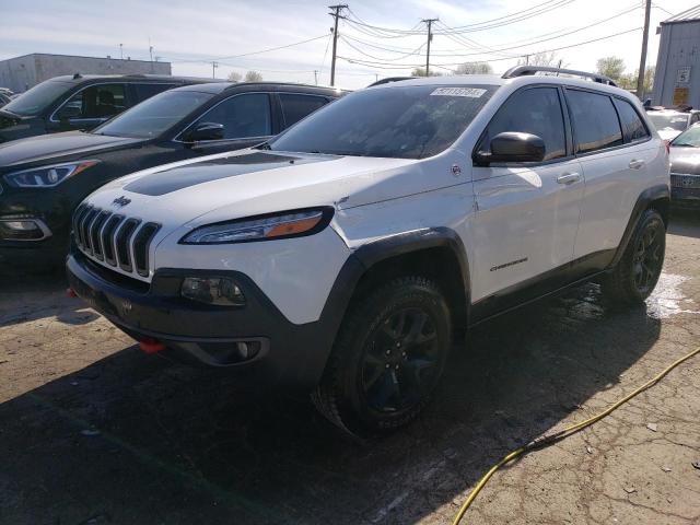 1C4PJMBB2JD619243 - 2018 JEEP CHEROKEE TRAILHAWK WHITE photo 1