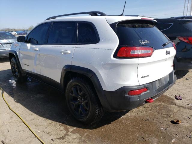 1C4PJMBB2JD619243 - 2018 JEEP CHEROKEE TRAILHAWK WHITE photo 2