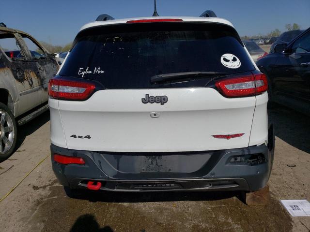 1C4PJMBB2JD619243 - 2018 JEEP CHEROKEE TRAILHAWK WHITE photo 6