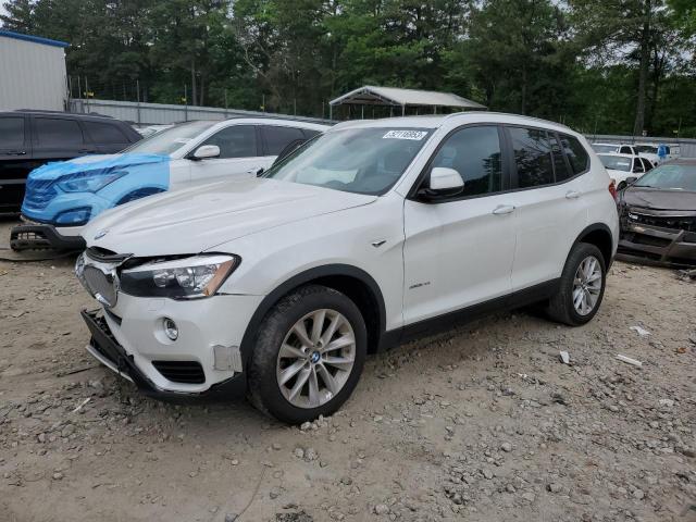 5UXWZ7C31H0X43002 - 2017 BMW X3 SDRIVE28I WHITE photo 1