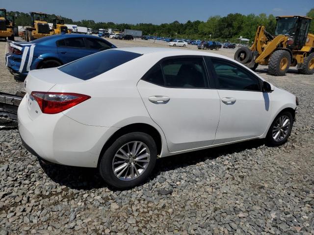 2T1BURHE7EC201098 - 2014 TOYOTA COROLLA L WHITE photo 3