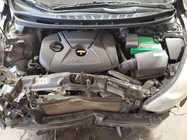 KMHDH4AE9CU458253 - 2012 HYUNDAI ELANTRA GLS SILVER photo 11