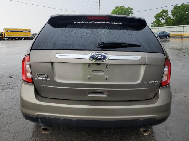 2FMDK4KC8DBC13188 - 2013 FORD EDGE LIMITED GRAY photo 6