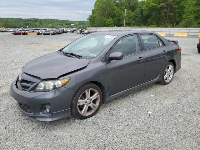 2T1BU4EEXDC075552 - 2013 TOYOTA COROLLA BASE GRAY photo 1