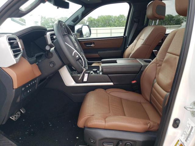 5TFMC5DB3PX013862 - 2023 TOYOTA TUNDRA CREWMAX PLATINUM Weiß Foto 7