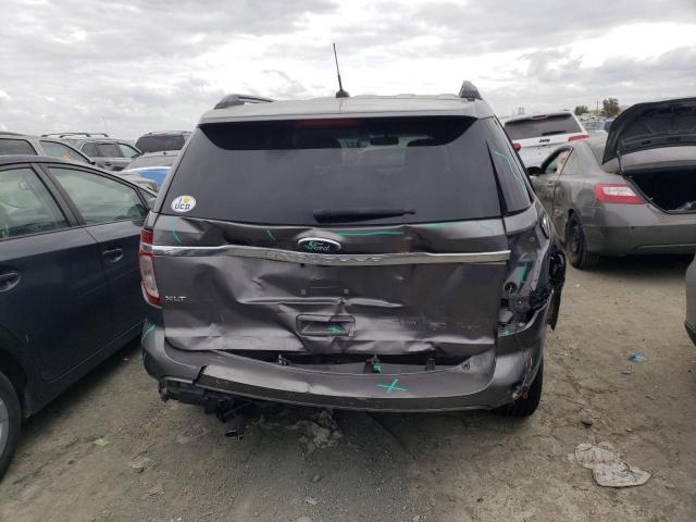 1FM5K7D81DGC70808 - 2013 FORD EXPLORER XLT GRAY photo 6