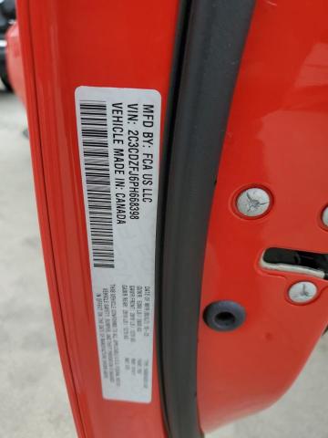 2C3CDZFJ6PH668398 - 2023 DODGE CHALLENGER R/T SCAT PACK RED photo 12