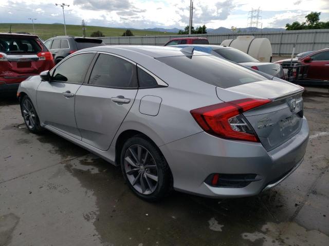 JHMFC1F36KX000912 - 2019 HONDA CIVIC EX SILVER photo 2