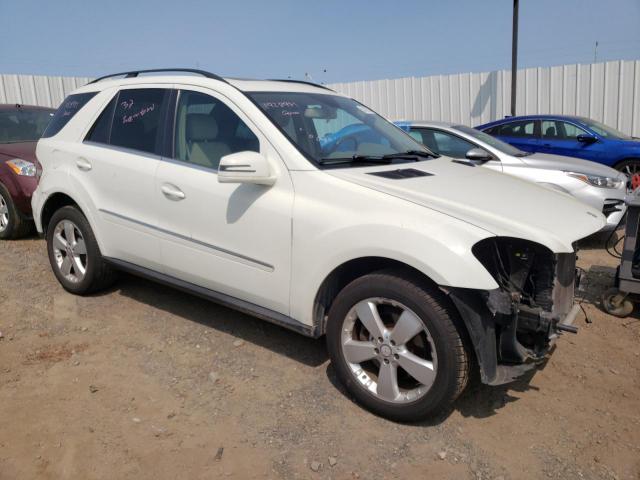 4JGBB8GB5BA683881 - 2011 MERCEDES-BENZ ML 350 4MATIC WHITE photo 4
