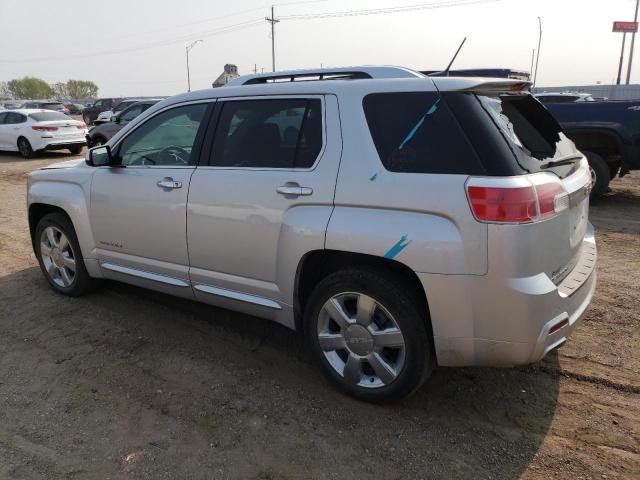 2GKFLZE37E6212695 - 2014 GMC TERRAIN DENALI SILVER photo 2