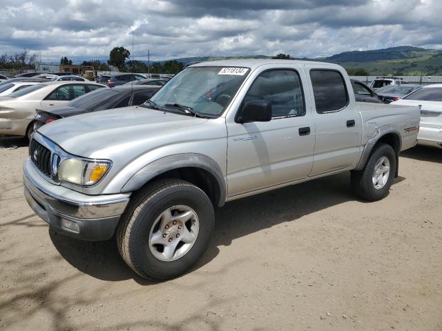 5TEGN92N92Z056955 - 2002 TOYOTA TACOMA DOUBLE CAB PRERUNNER SILVER photo 1