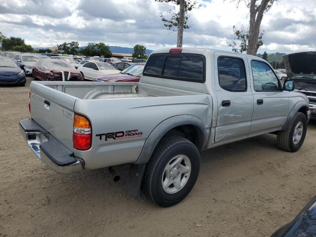 5TEGN92N92Z056955 - 2002 TOYOTA TACOMA DOUBLE CAB PRERUNNER SILVER photo 3