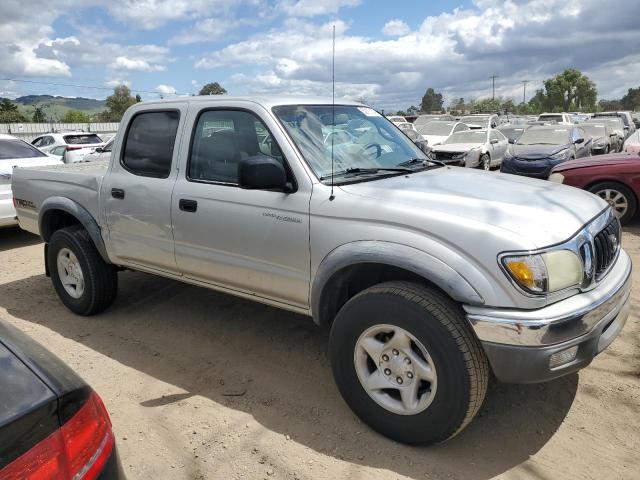 5TEGN92N92Z056955 - 2002 TOYOTA TACOMA DOUBLE CAB PRERUNNER SILVER photo 4