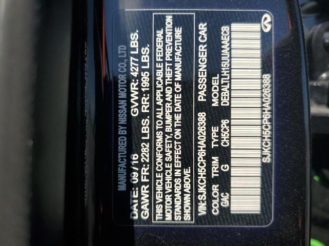 SJKCH5CP6HA026388 - 2017 INFINITI QX30 BASE Qara foto 14