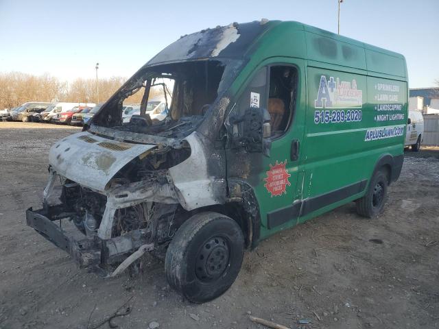 3C6LRVCG3NE111155 - 2022 RAM PROMASTER 2500 HIGH 绿色 照片 1