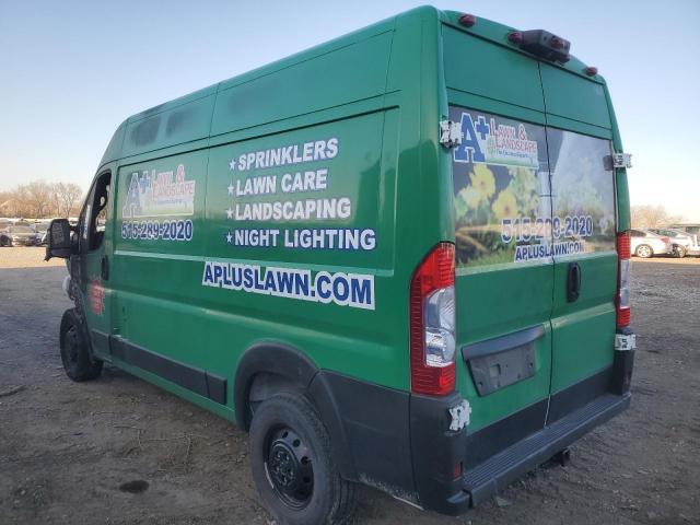3C6LRVCG3NE111155 - 2022 RAM PROMASTER 2500 HIGH 绿色 照片 2