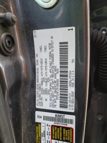 5TFDY5F13FX456968 - 2015 TOYOTA TUNDRA CREWMAX SR5 GRAY photo 12