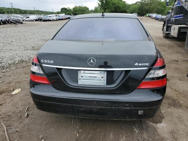 WDDNG86X98A227154 - 2008 MERCEDES-BENZ S 550 4MATIC BLACK photo 6