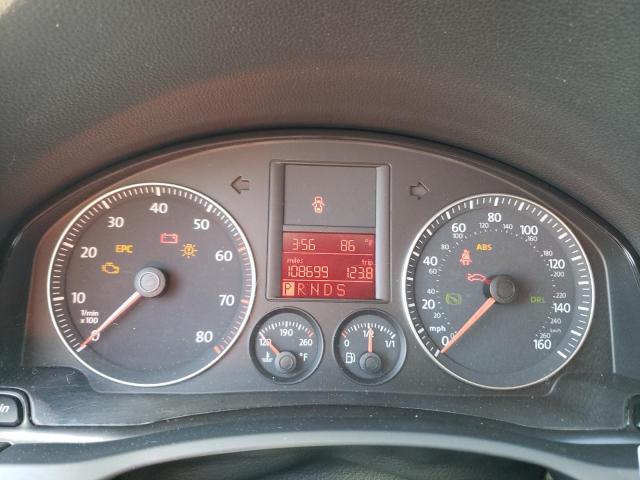 3VWEF71K17M195785 - 2007 VOLKSWAGEN JETTA WOLFSBURG 黑色 照片 9