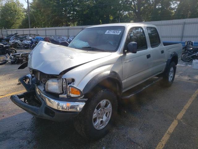 5TEGN92N61Z843084 - 2001 TOYOTA TACOMA DOUBLE CAB PRERUNNER SILVER photo 1
