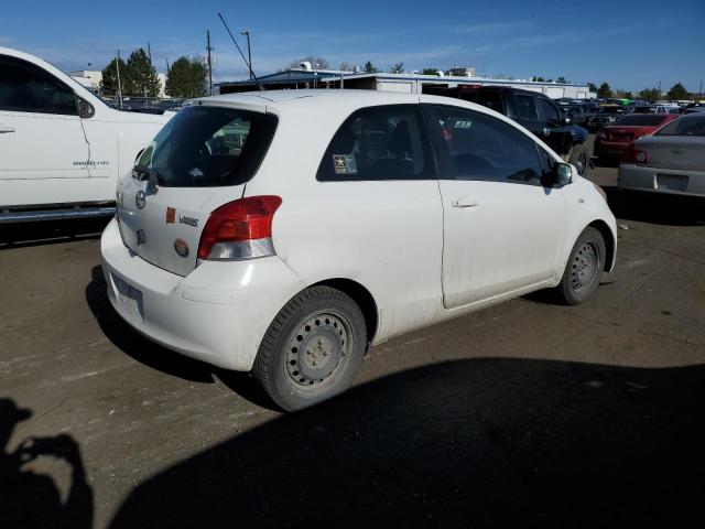 JTDJT4K35B5330166 - 2011 TOYOTA YARIS WHITE photo 3