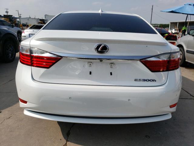 JTHBW1GG7F2086757 - 2015 LEXUS ES 300H WHITE photo 6