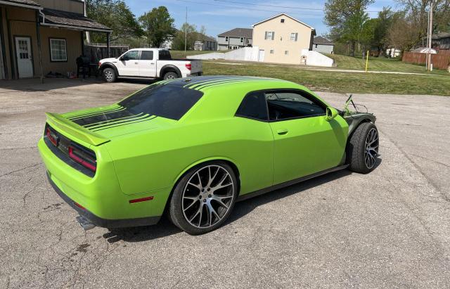 2C3CDZBT3FH798516 - 2015 DODGE CHALLENGER SXT PLUS GREEN photo 4