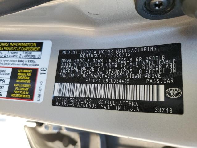 4T1BK1EB6DU054495 - 2013 TOYOTA AVALON BASE 棕色 照片 12